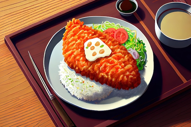 Japanese Tonkatsu food