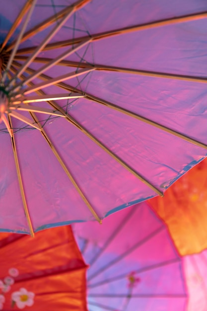 Japanese traditional wagasa umbrella background