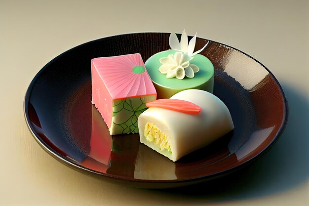 Japanese Wagashi food