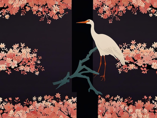 JapaneseInspired Minimalist Design Friendship Theme Cherry Blossoms