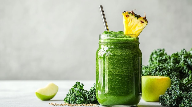 a jar of green smoothie with a straw in it that says quot melon quot