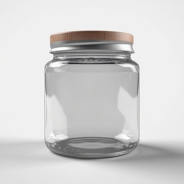 Jar mockup isolated Generative AI