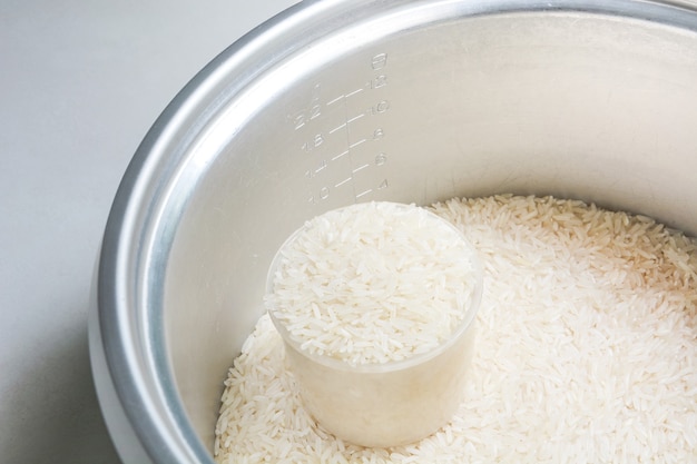 Jasmine rice in rice cooker