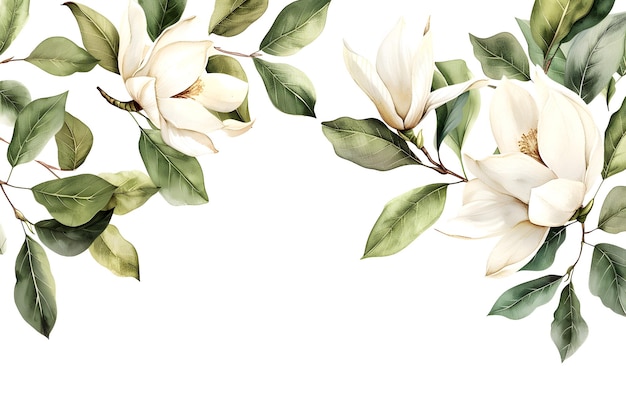 Photo jasmine watercolour illustration jasmine illustration watercolor gardenia flower jasmine flower line