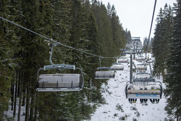 Jasna ski resort chair lift