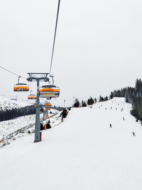 Jasna ski resort chair lift