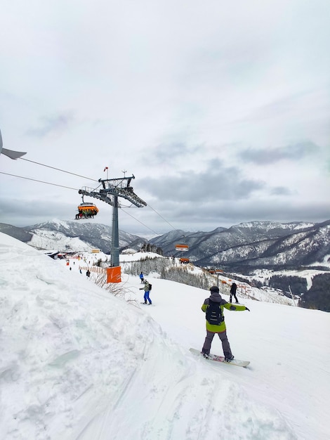 Jasna ski resort view slovakia mountains