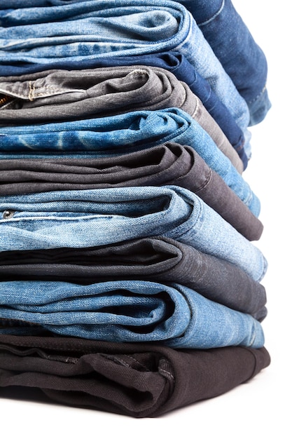 Jeans pile