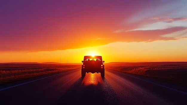 Photo jeep_sunset_roadtrip