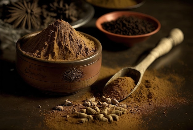 Jeera powder or cumin seed dust are Indian spices