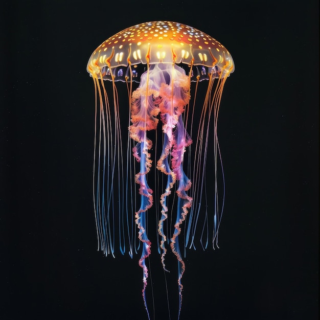 a jellyfish with the word jellyfish on it