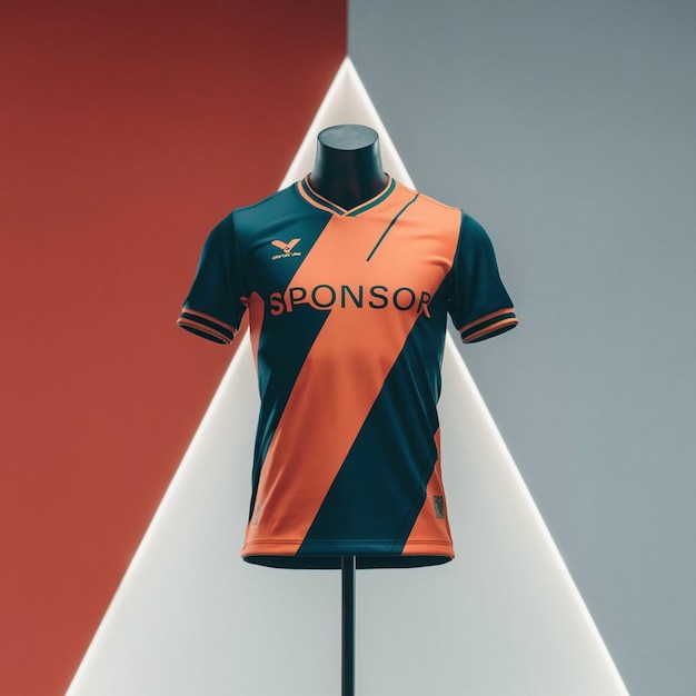 jersey with the word sponsor written on it