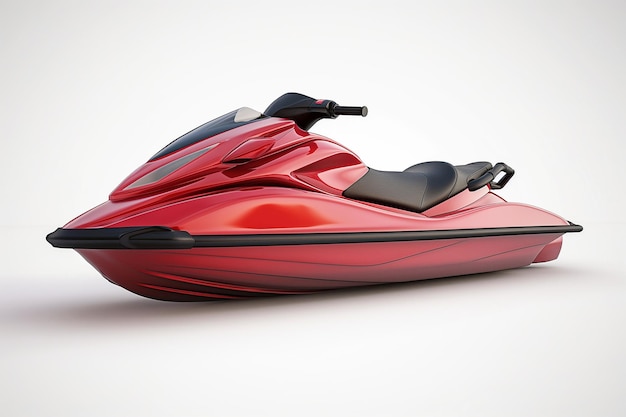 Jet ski isolated on white background