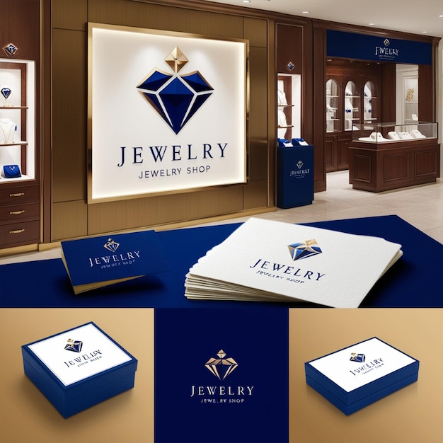 Jewelry shop logo design