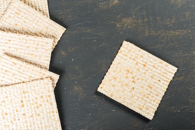 Jewish traditional Passover matzo bread