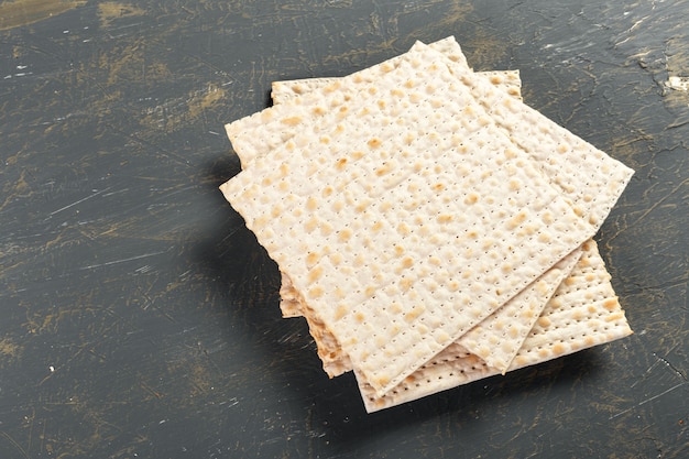 Jewish traditional Passover matzo bread