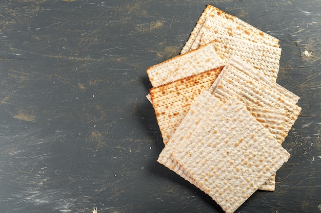 Jewish traditional Passover matzo bread