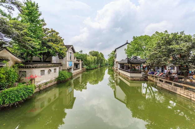 Jiangnan Water Village Suzhou Ancient Town Street