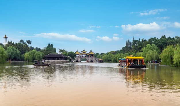 Jinshan is a Buddhist holy place in the south of the Yangtze River