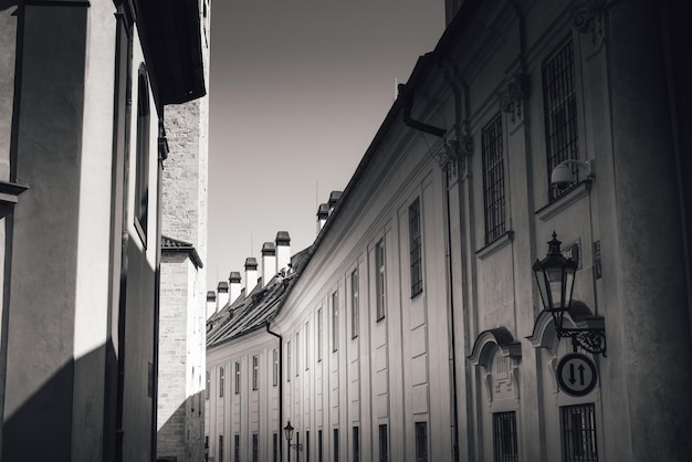 Jirska street opposite to St Georges Basilica a part of Prague Castle