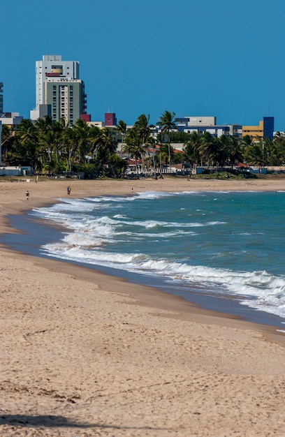 Joao Pessoa Paraiba Brazil  Bessa beach in the late afternoon