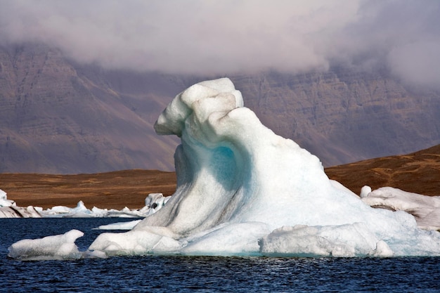 Jokulsarlon glacial lagoon Iceland