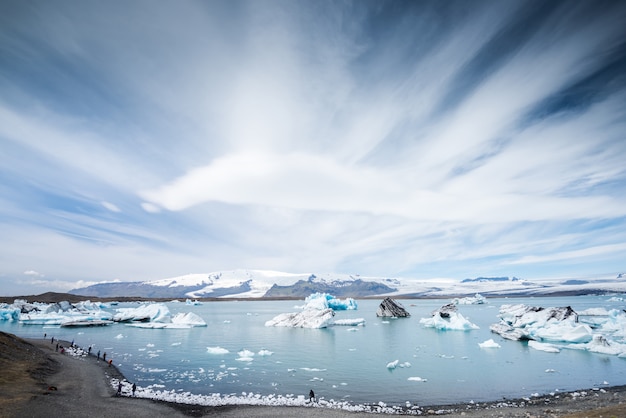 Jokulsarlon glacier ice lagoon, Iceland