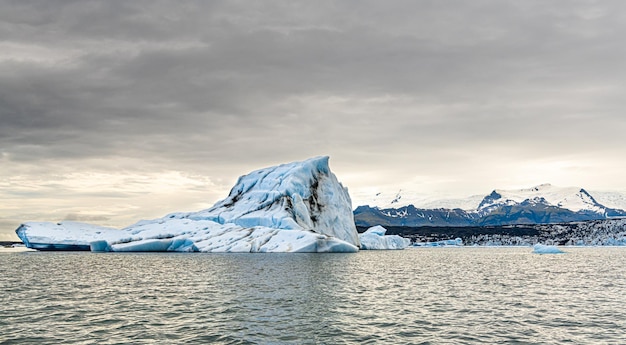 Jokulsarlon Glacier Lagoon in the eastern part of Iceland