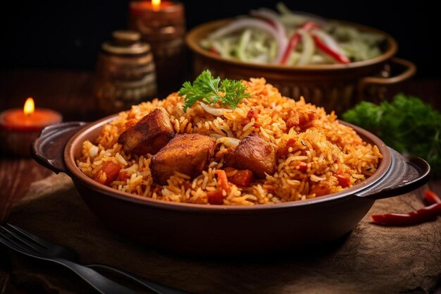 Jollof Rice with Crunchy Apple Slaw yummy delicious Jollof Rice food photography