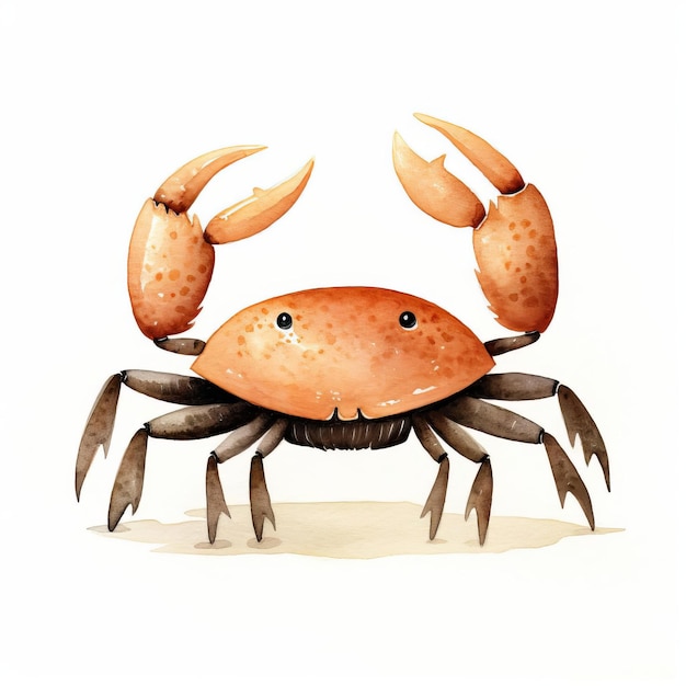 Jon Klassen39s Stunning Crab Art On White Isolated Background