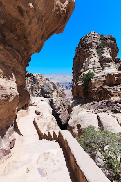 Jordanian desert at Petra