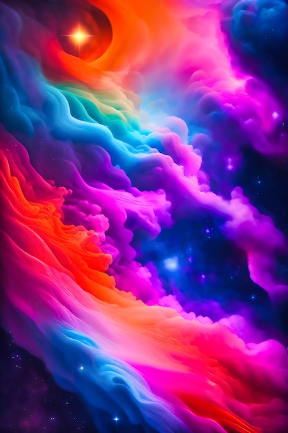 Journey to a Realm of Colorful Space Fantasy