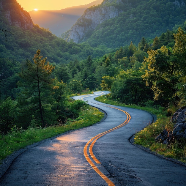 Journey to Success A Winding Road of Determination Milestones and Perseverance