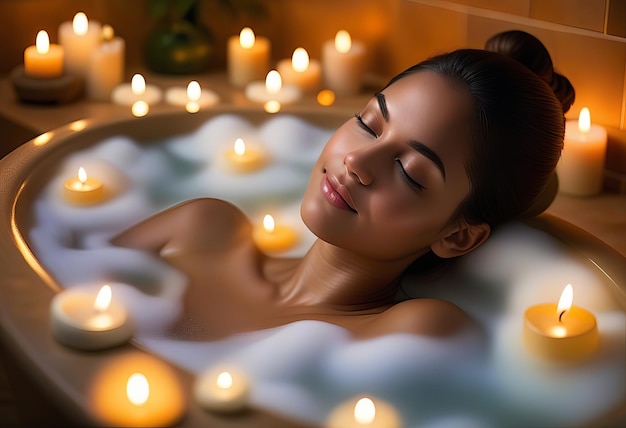 A Journey to Tranquility in the Tub