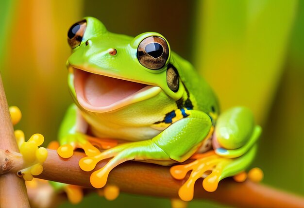 The Jovial Journey of a Delightful Tree Frog