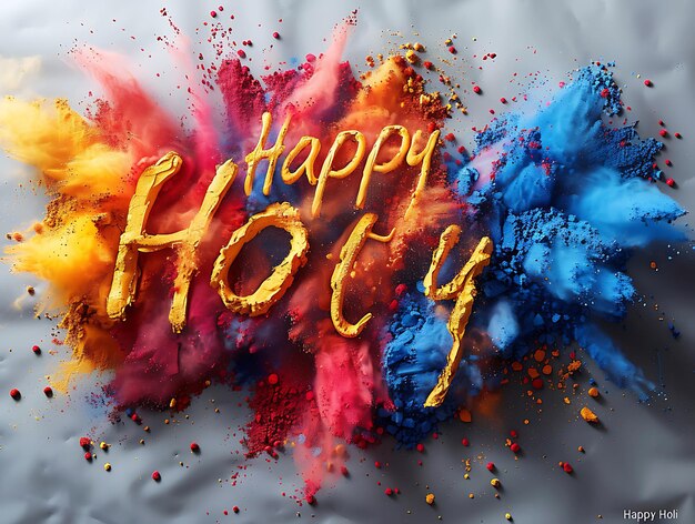 Joyful Celebration Captivating Moments of Laughter and Color at the Holi Festival