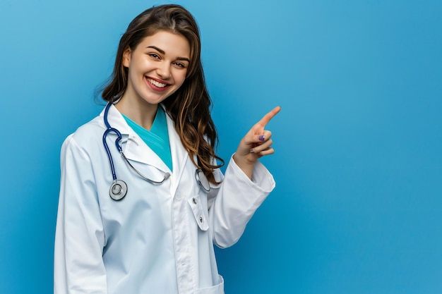 Joyful Doctor Celebrating Medical Success Happy Healthcare Professional with Stethoscope