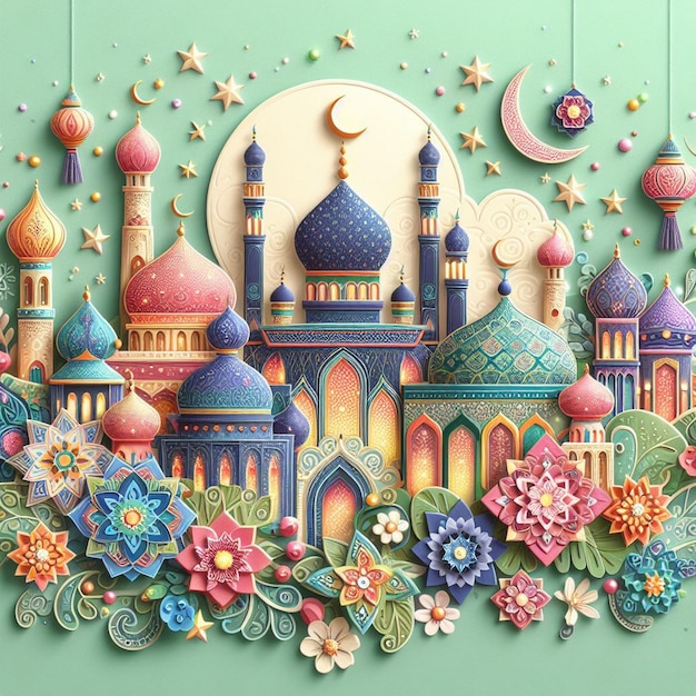 joyful EidulFitr card with heartfelt wishes