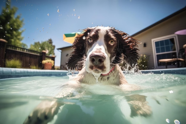 Joyful English Springer Spaniel