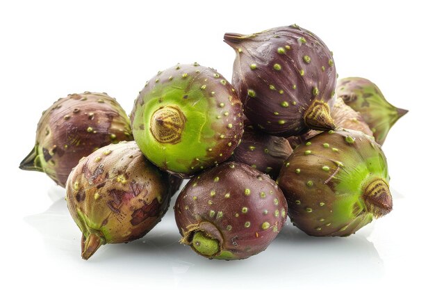 Joyous Water Chestnut On White Background