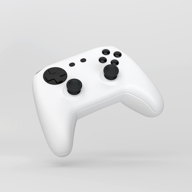 Joystick on a clear background3D illustration