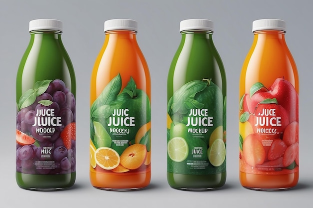 Juice Bottle MockUp