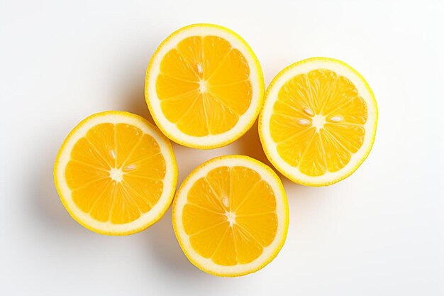 Juicy Lemon Fruit on White Background Best Lemon image photography