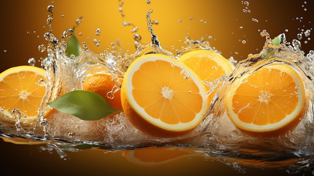 Juicy Orange Delight Advertisement