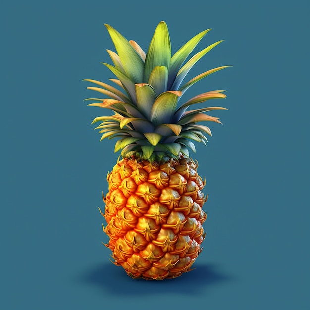 Juicy pineapple pineapple fruits cut pineapple