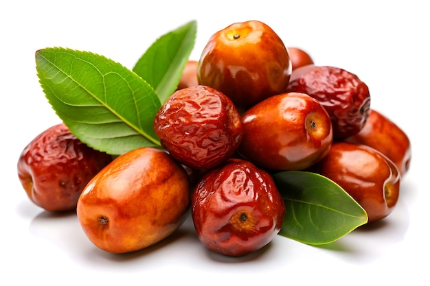 Jujube fruit isolated on white background