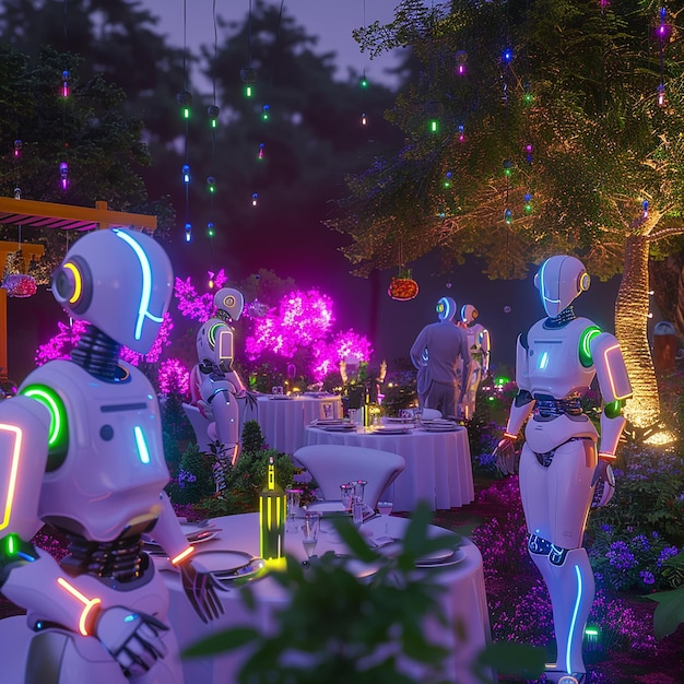 July garden party with interactive smart features