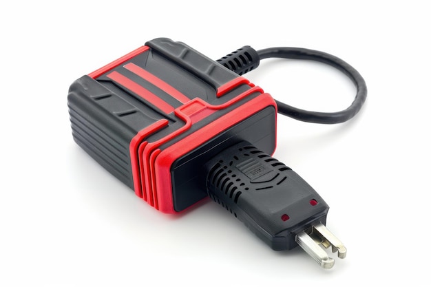 Photo jump starter isolated in transparent background