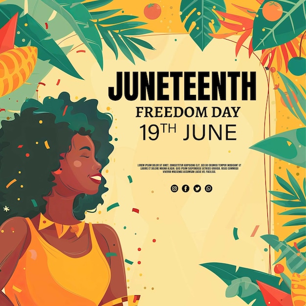 juneteenth color background for celebration