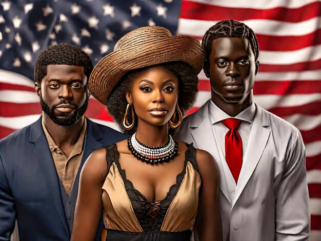 Juneteenth Freedom Day June 19 African American Liberation Day Generative AI